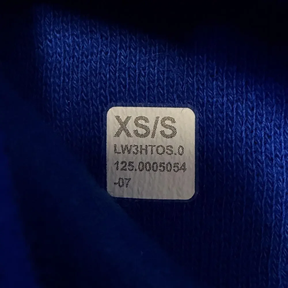 Lululemon Scuba Hoodie Womens XS/S Blue 1/2 Zip Cropped Pullover Thumbholes